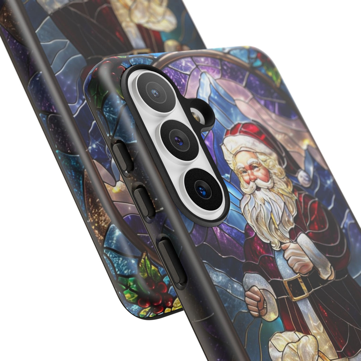 Santa Claus Stained Glass Phone Case
