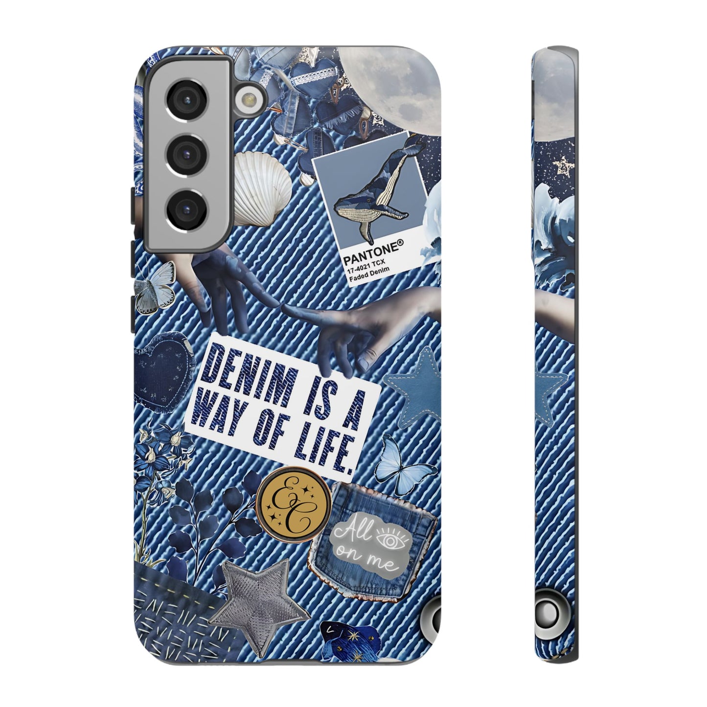 Denim Texture Tough Phone Case