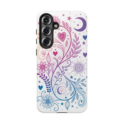 Subtel Bisexual Boho Doodle Tough Phone Case