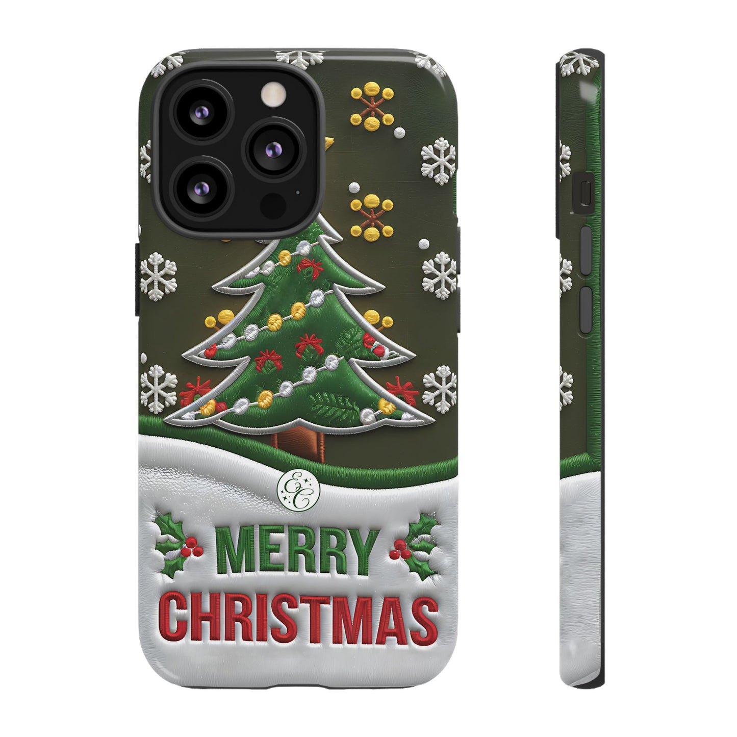 Merry Christmas Tree Tough Phone Case