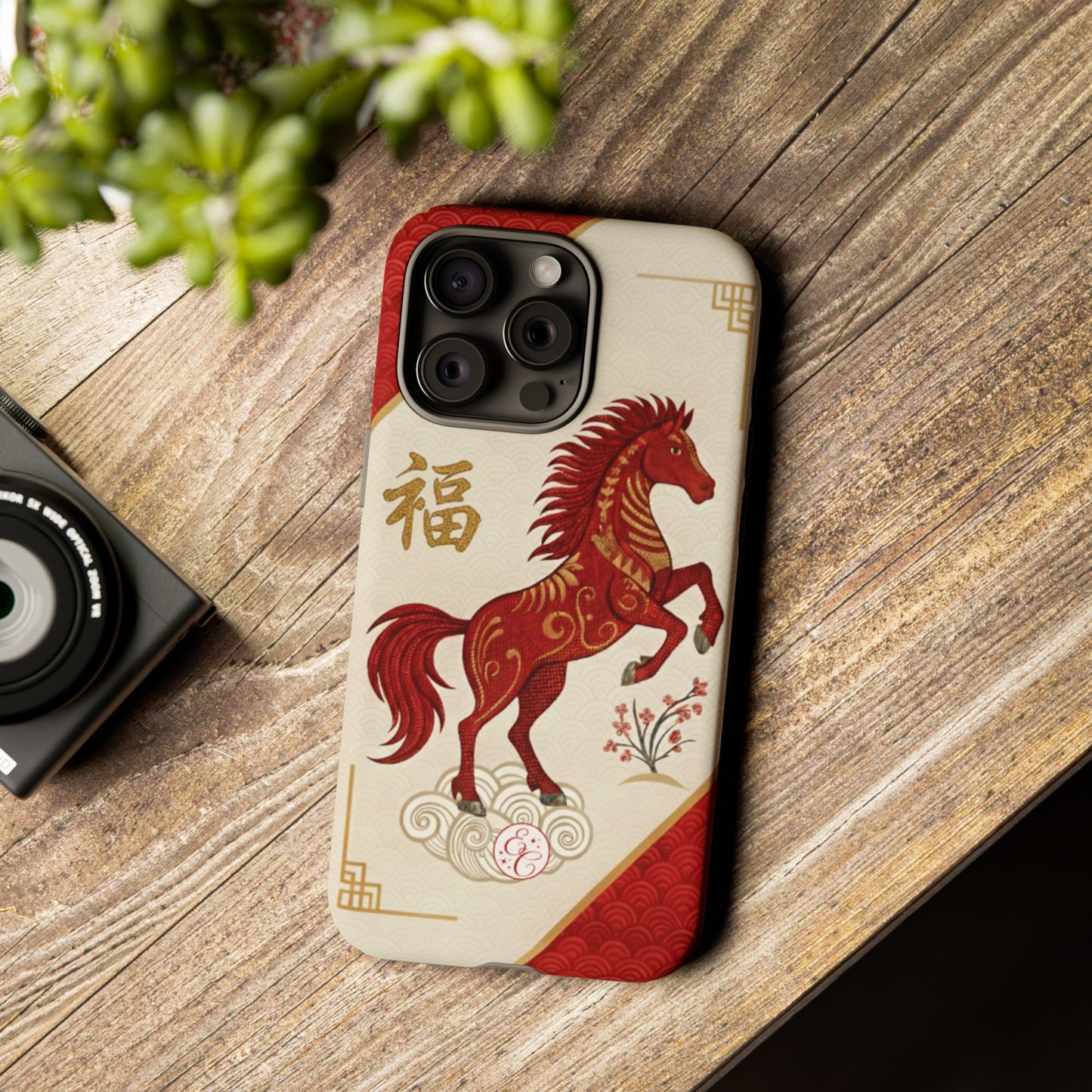 Chinese Zodiac Horse Tough Phone Case