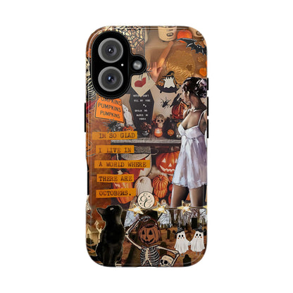 Halloween Aesthetic Collage Tough Phone Case