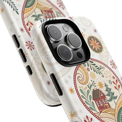 Cozy Christmas Ornament Tough Phone Case