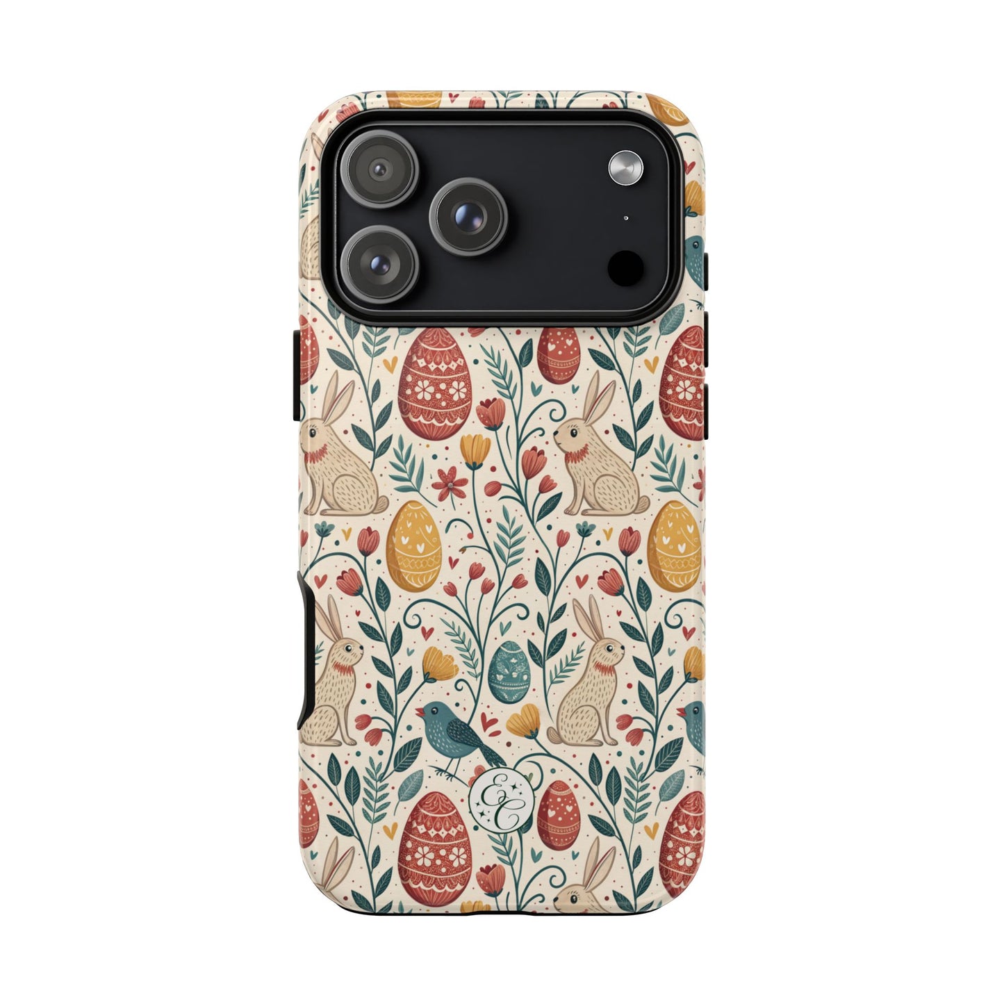 Vintage Easter Pattern Tough Phone Case