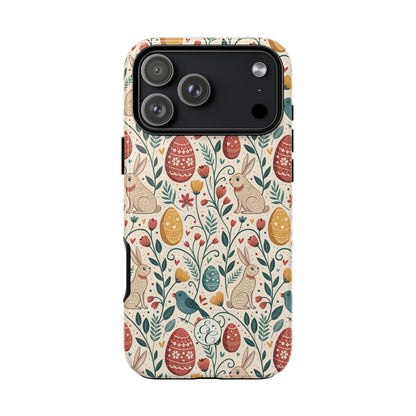 Vintage Easter Pattern Tough Phone Case