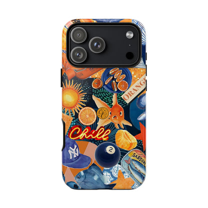 Nautical and Citrus Tough Phone Case