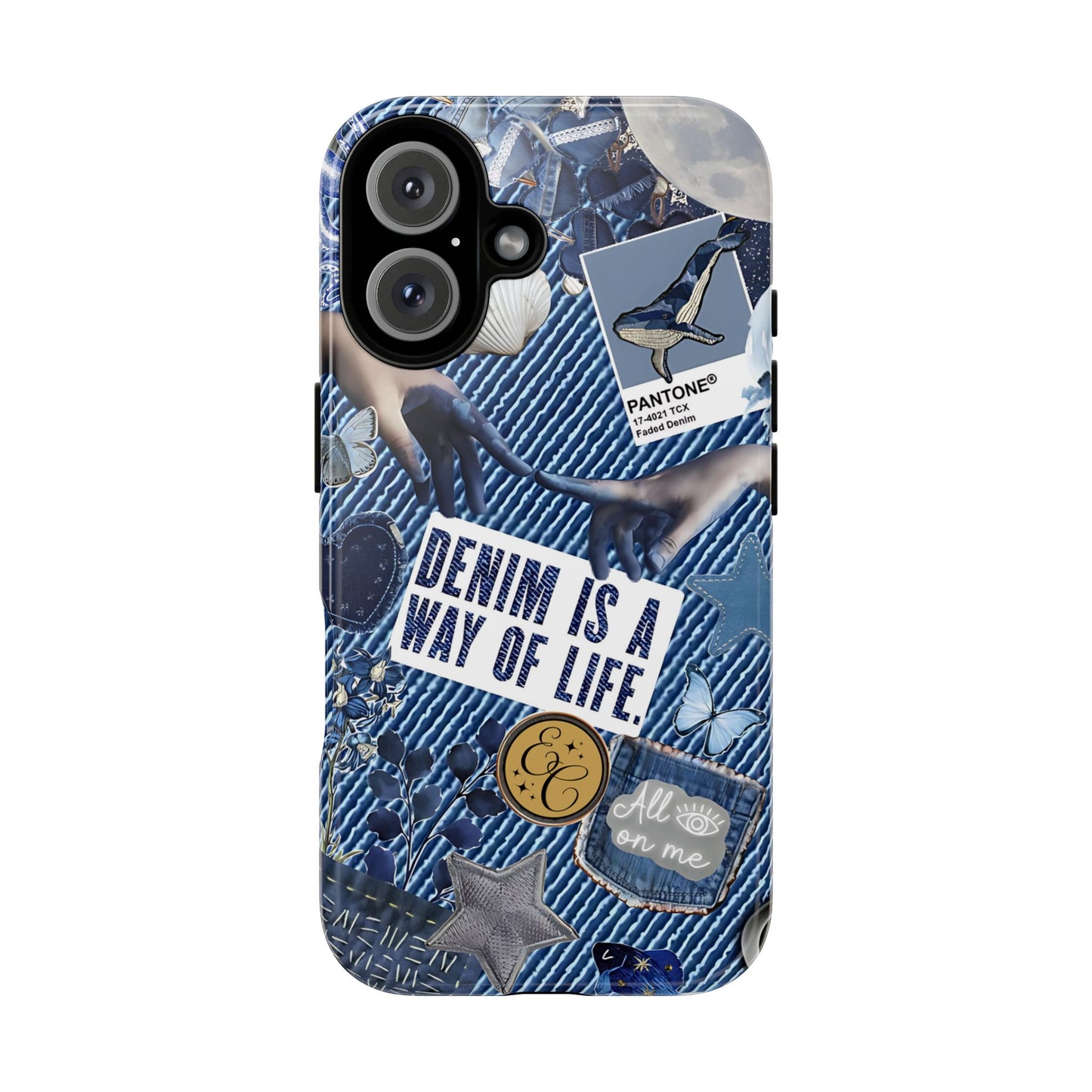 Denim Texture Tough Phone Case