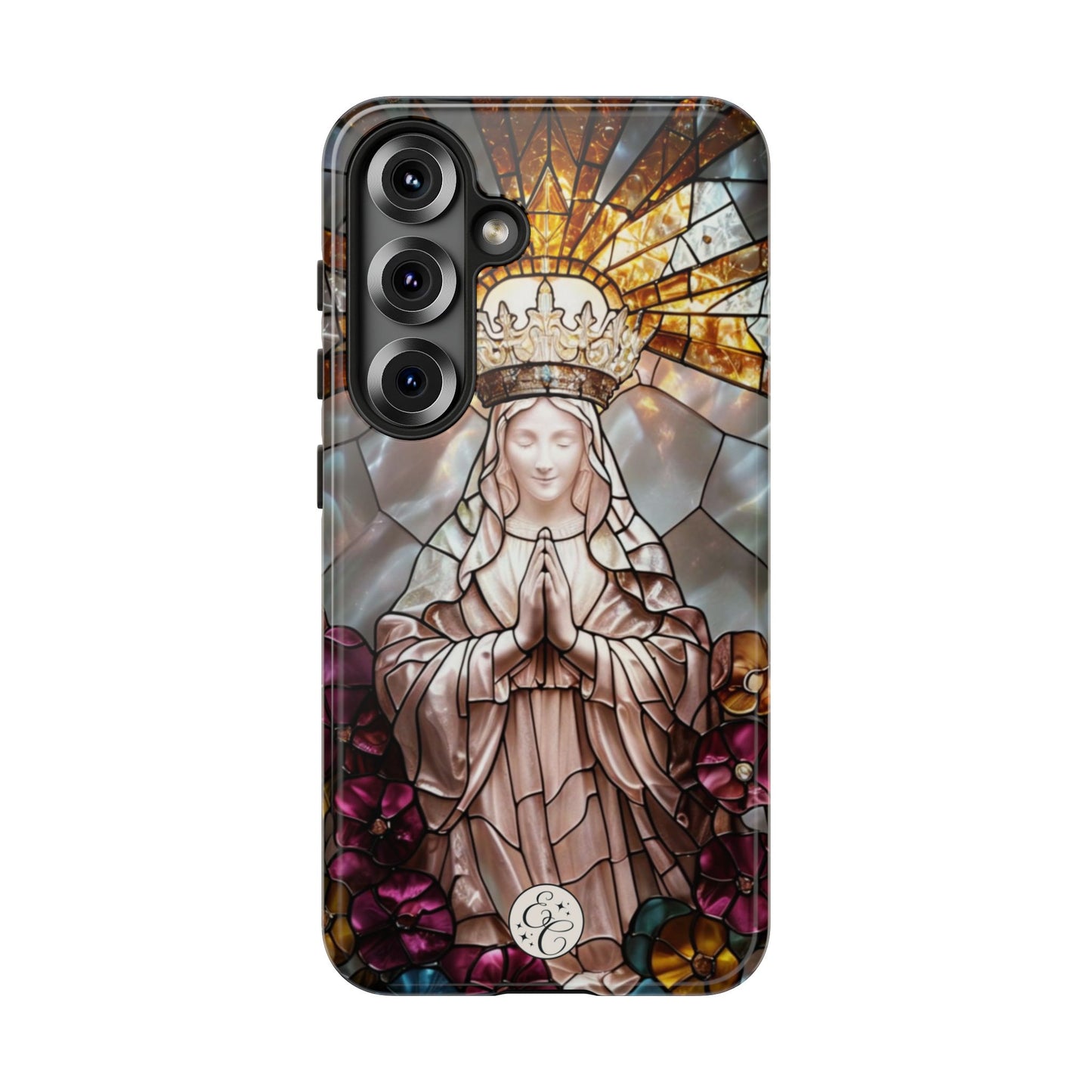 Virgin Mary Stained Glass Tough Phone Case