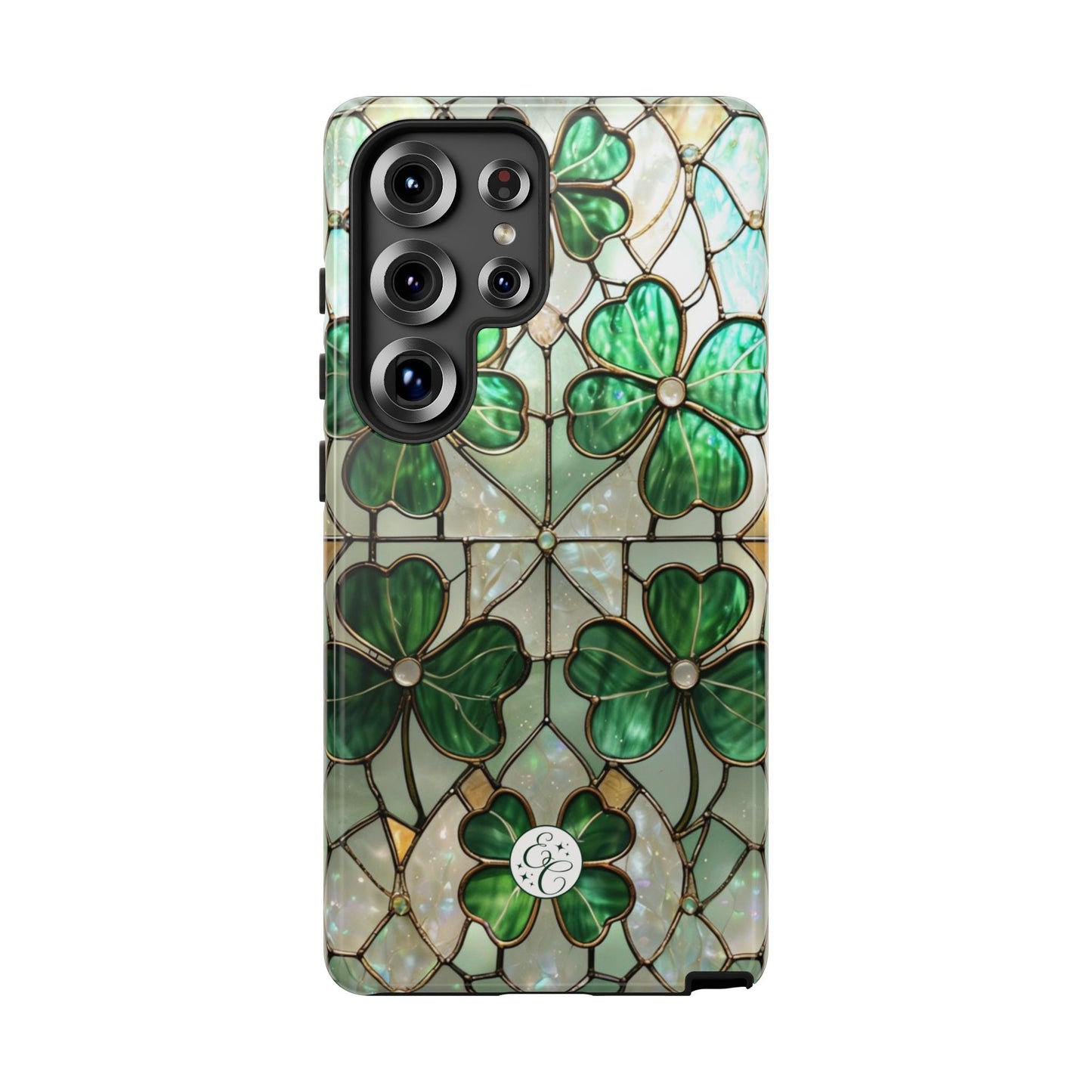 Stained Glass Clover Tough Phone Case