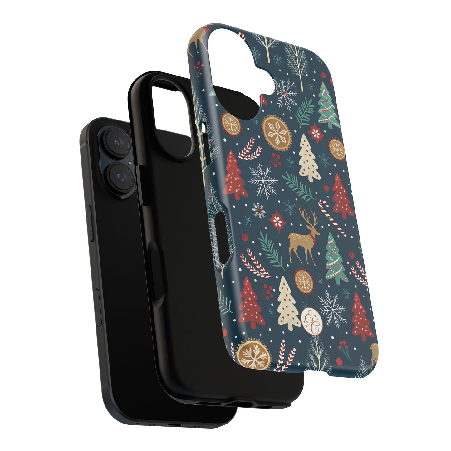 Christmas Holiday Pattern Tough Phone Case