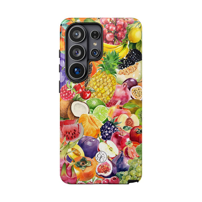 Colorful Fruits Collage Tough Phone Case
