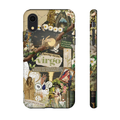 Virgo Vintage Zodiac Collage Tough Phone Case