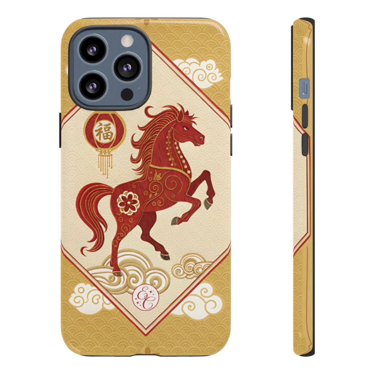 Chinese New Year Lucky Horse Tough Phone Case