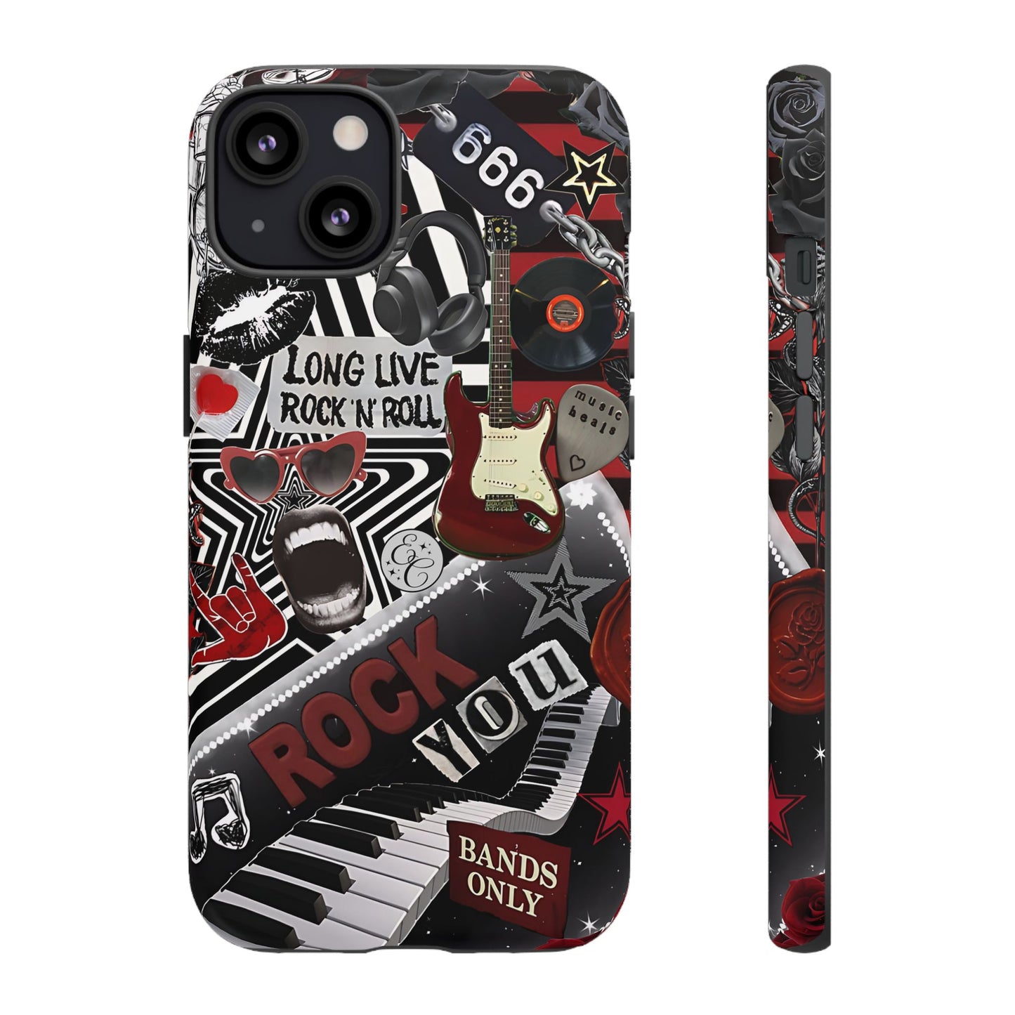 Rock and Roll Collage Tough Phone Case