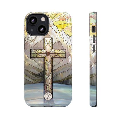 Stained Glass Cross Tough Phone Case