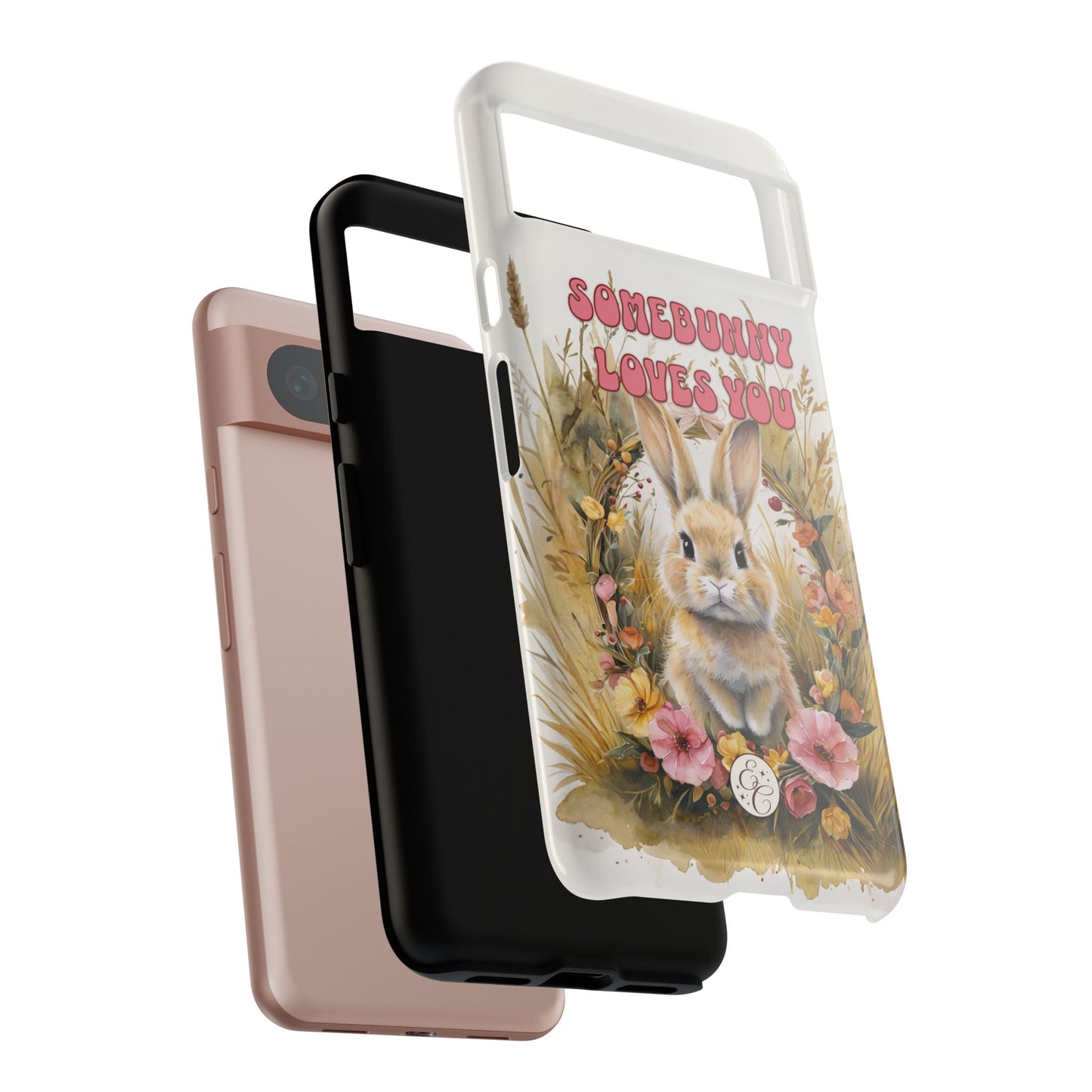 Somebunny Loves You Tough Phone Case