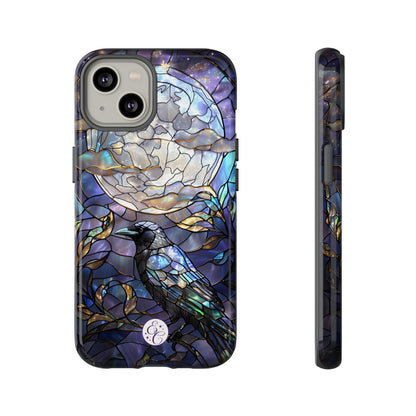 Stained Glass Raven Tough Phone Case