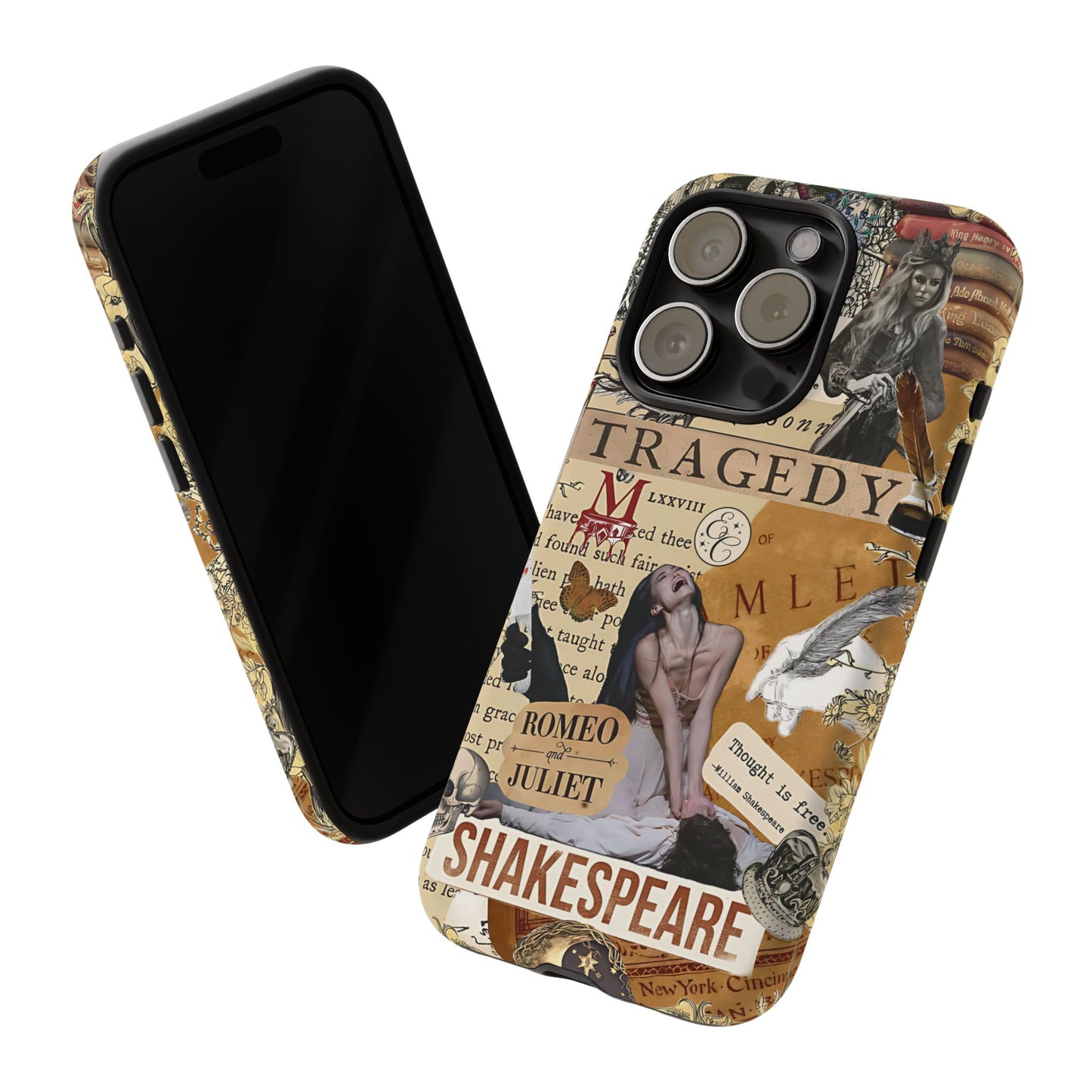 Shakespeare Tragedy Collage Tough Phone Case