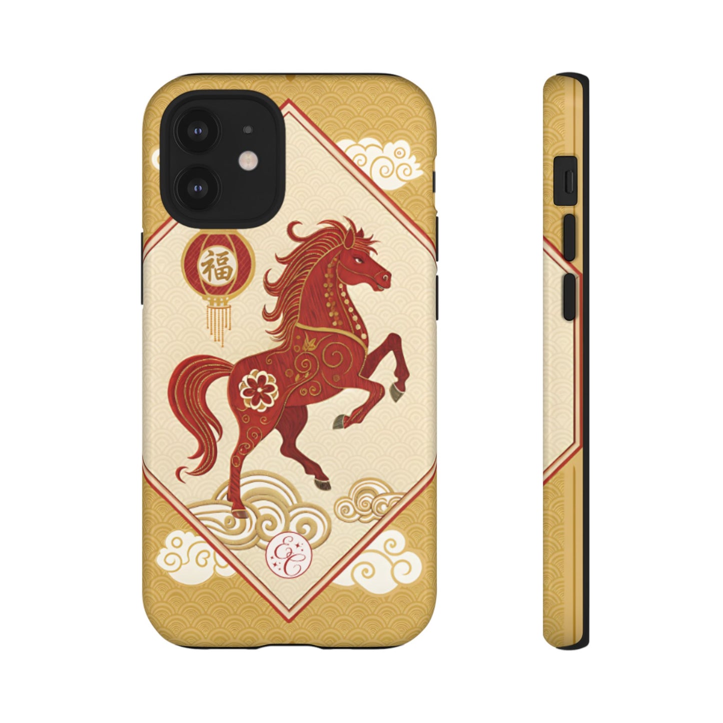 Chinese New Year Lucky Horse Tough Phone Case