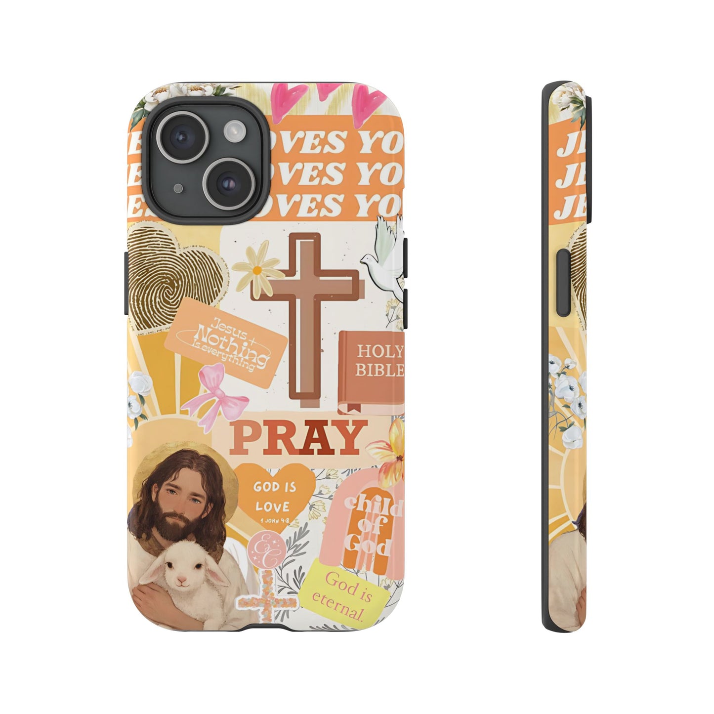 Christian Collage Tough Phone Case