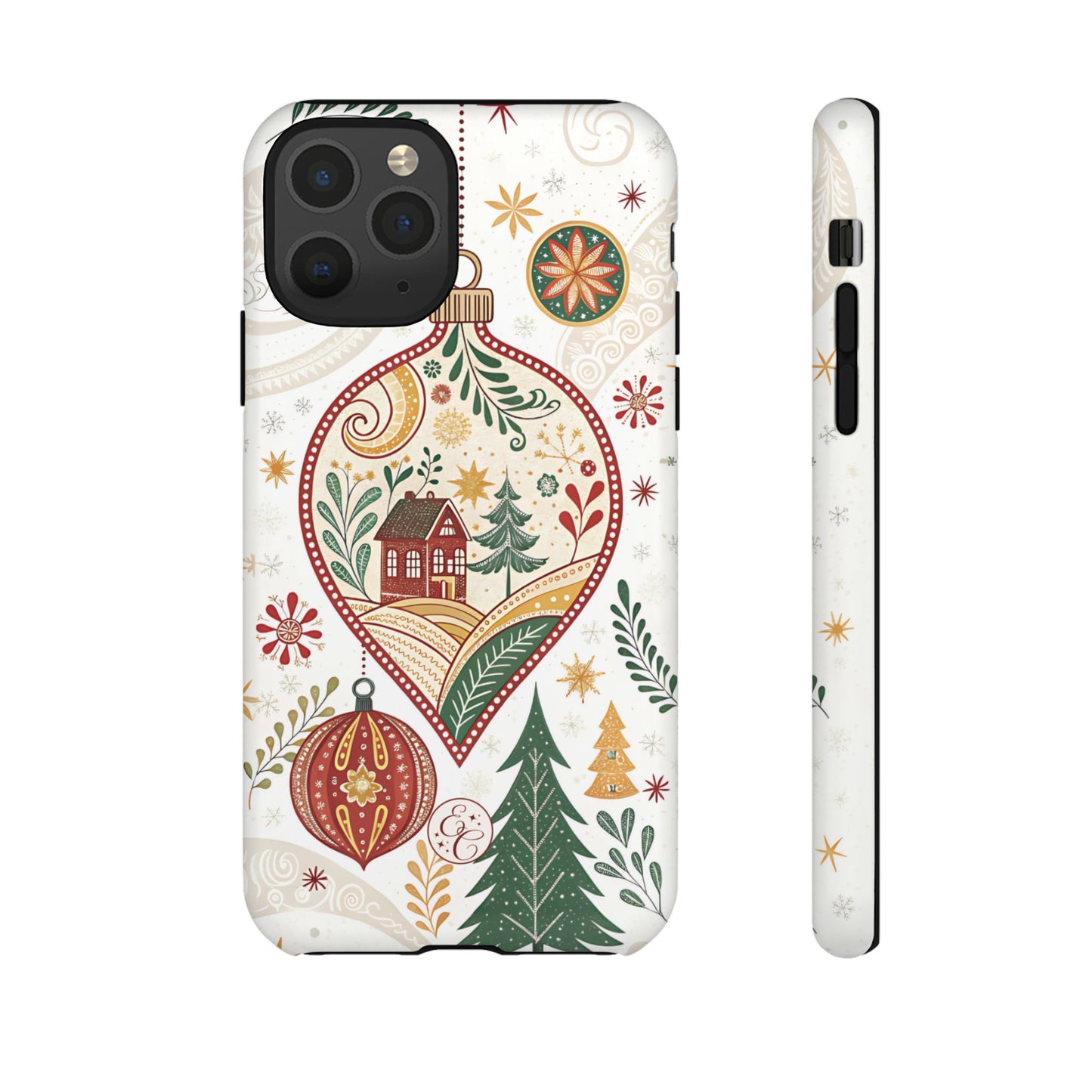 Cozy Christmas Ornament Tough Phone Case