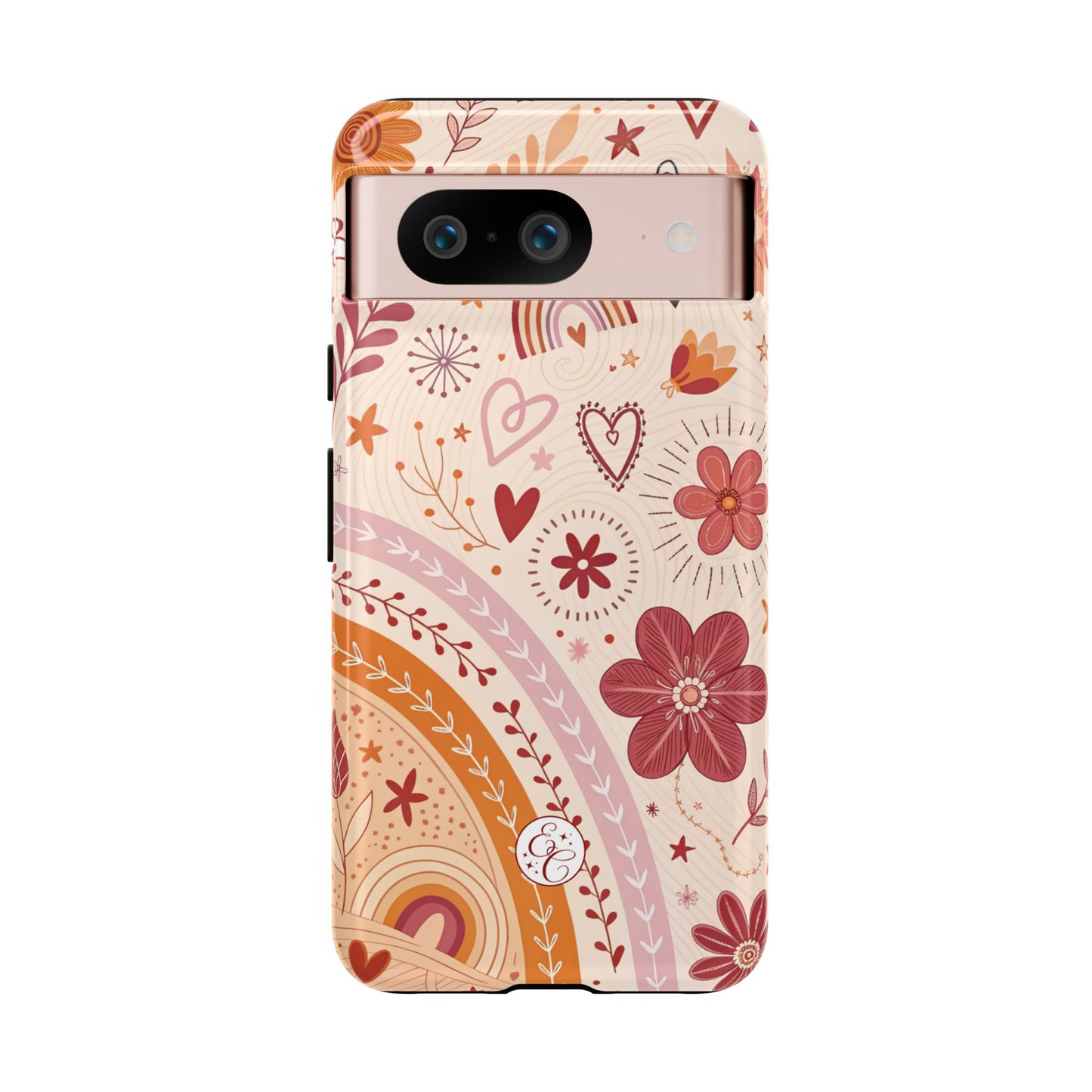 Lesbian Boho Doodle Tough Phone Case