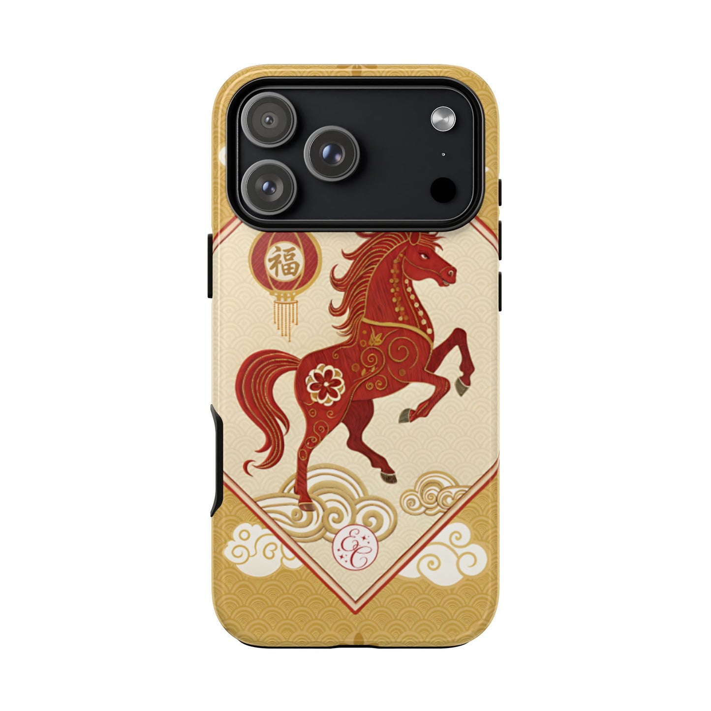 Chinese New Year Lucky Horse Tough Phone Case