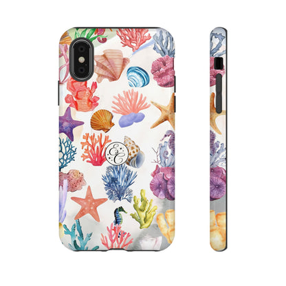 Coral & Sea Shells Tough Phone Case