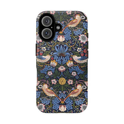 William Morris Strawberry Thief Tough Phone Case