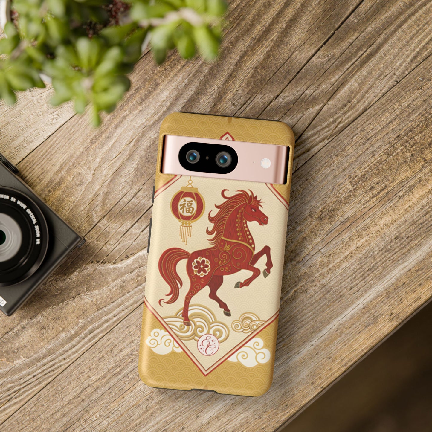 Chinese New Year Lucky Horse Tough Phone Case