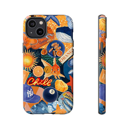 Nautical and Citrus Tough Phone Case