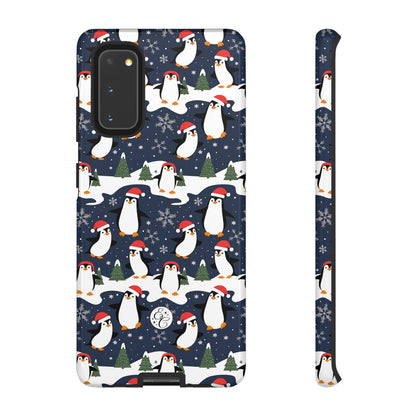 Cute Penguin Christmas Pattern Tough Phone Case