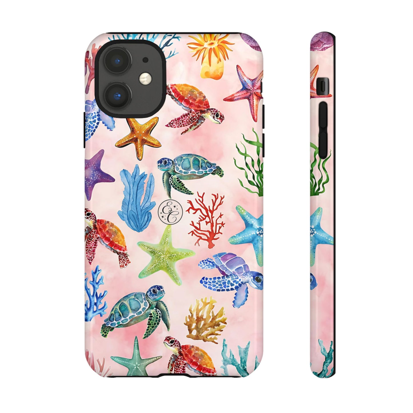 Colorful Marine Life Tough Phone Case