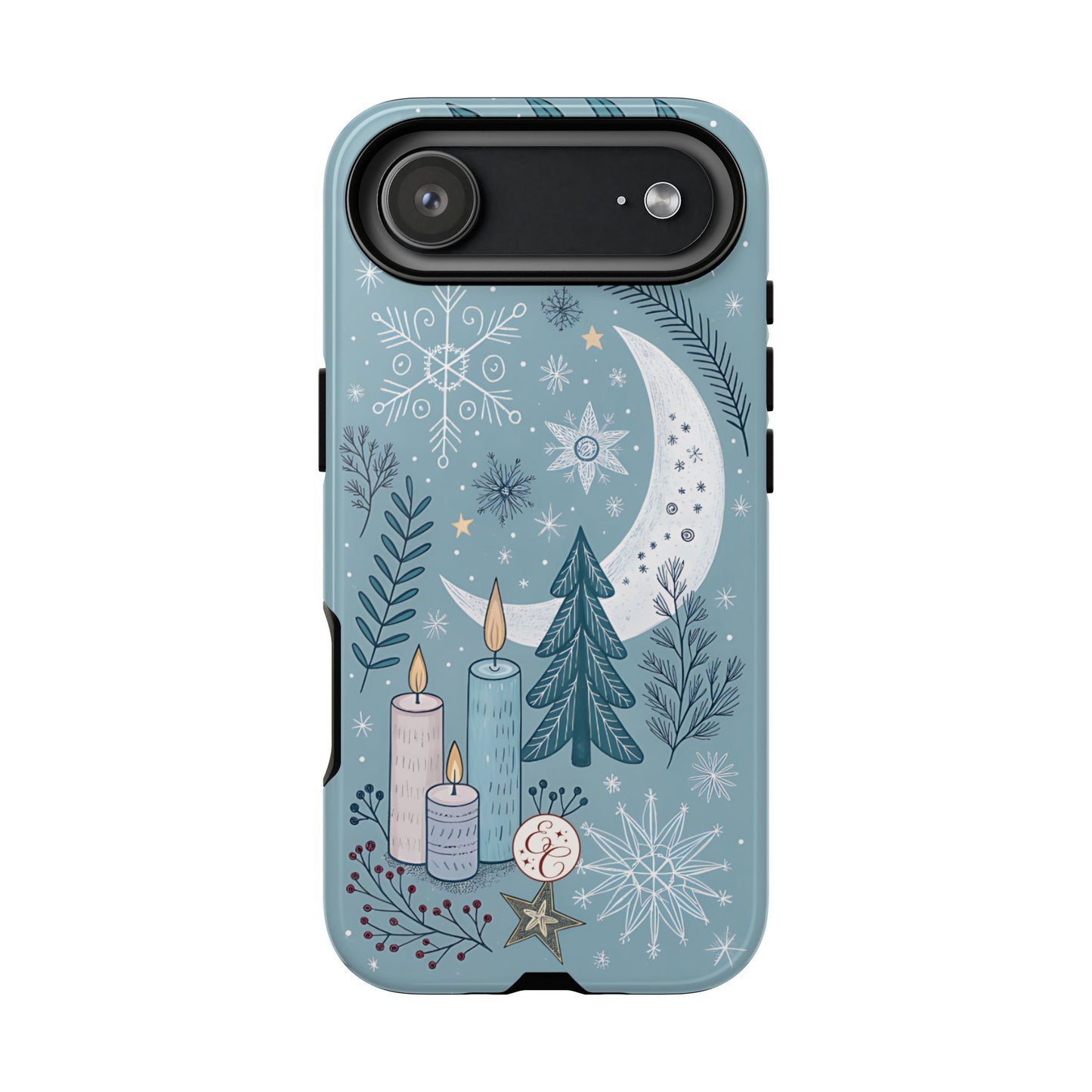 Winter Moon & Candles Tough Phone Case