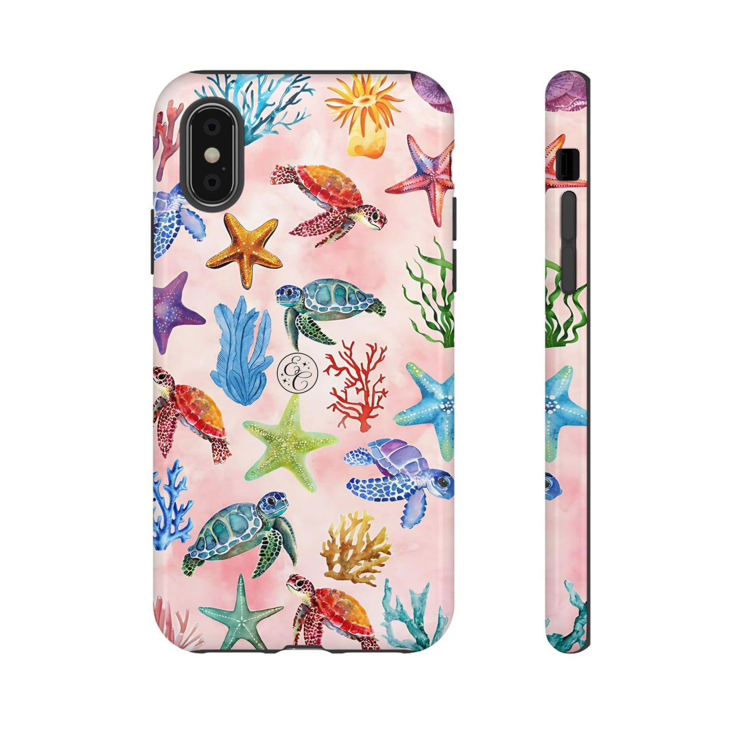 Colorful Marine Life Tough Phone Case