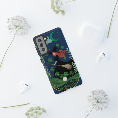 Irish Witch’s Moonlit Stroll Tough Phone Case