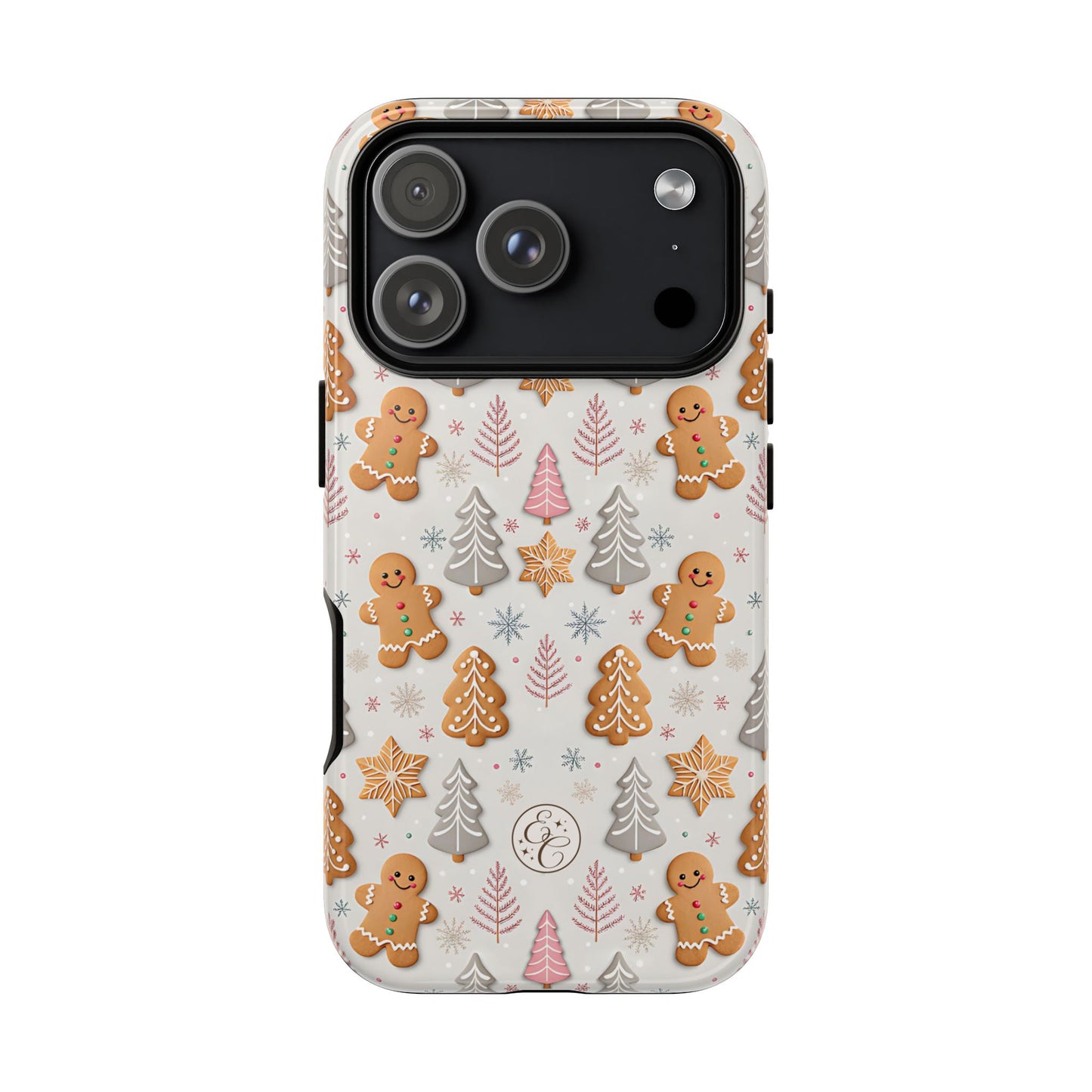 Christmas Gingerbread Man Pattern Tough Phone Case