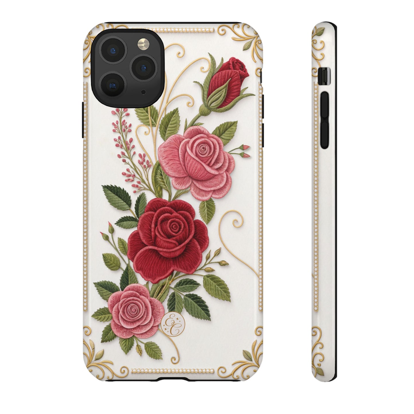 Elegant Rose Garden Tough Phone Case