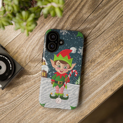 Christmas Naughty Elf Tough Phone Case