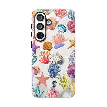 Coral & Sea Shells Tough Phone Case