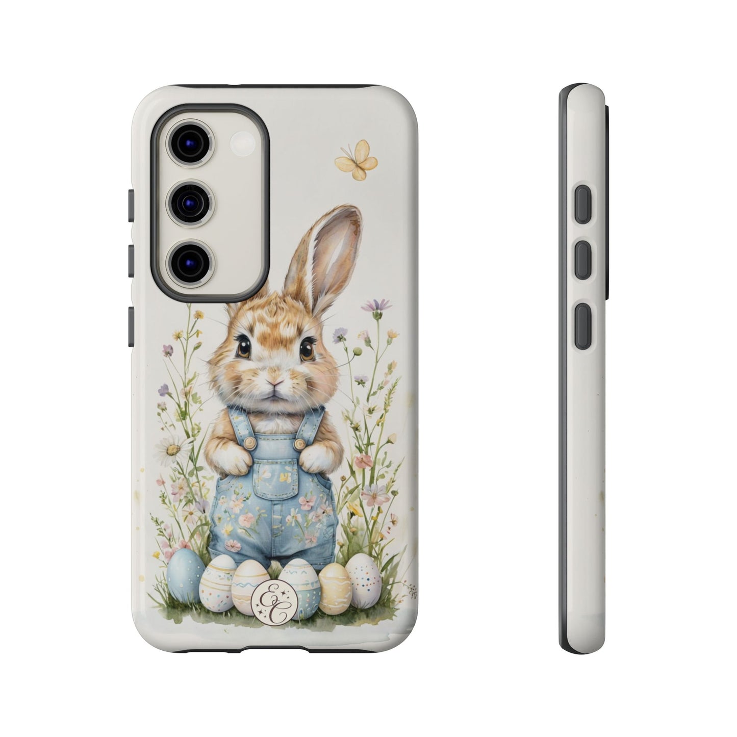 Bunny with Easter Eggs Tough Phone Case