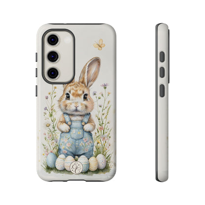 Bunny with Easter Eggs Tough Phone Case