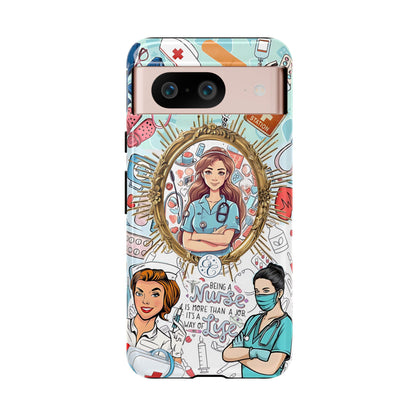 Nurse Art Tough Phone Case