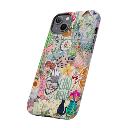 Coquette Art Collage Tough Phone Case