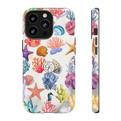 Coral & Sea Shells Tough Phone Case