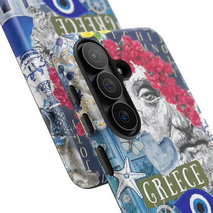 Greek Summer Collage Tough Phone Case