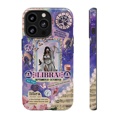 Libra Zodiac Star Sign Tough Phone Case