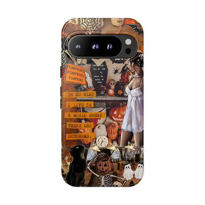 Halloween Aesthetic Collage Tough Phone Case