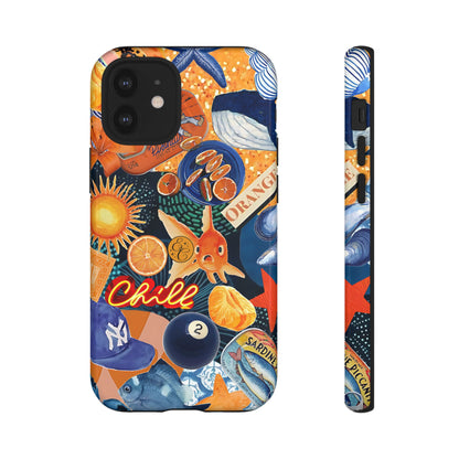 Nautical and Citrus Tough Phone Case