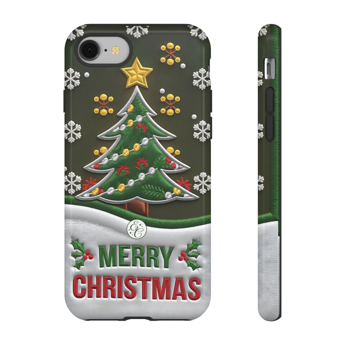 Merry Christmas Tree Tough Phone Case